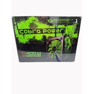 Raidmax Cobra Power RX-400AF-B 400W 80 Plus Bronze PSU Desktop Power Supply Unit